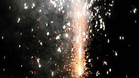 Volcano fireworks celebrating holiday, new year firework celebration - Powered by Shutterstock - Get 15% off with code: PIKWIZARD15