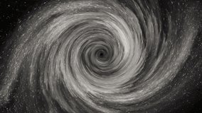 Super massive black hole rotation Loop . 4K Rotating black hole, Spiral Galaxy, Deep Space Exploration, Rotating black hole on Space Background 4K 3D abstract animation. - Powered by Shutterstock - Get 15% off with code: PIKWIZARD15