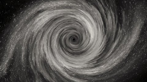 Super massive black hole rotation Loop . 4K Rotating black hole, Spiral Galaxy, Deep Space Exploration, Rotating black hole on Space Background 4K 3D abstract animation.