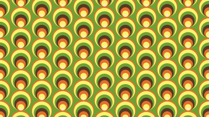60S Retro Pop Pattern Slowly Moving.
loop. Abstract Background.
