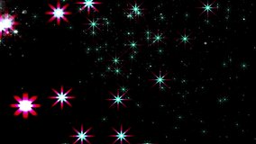 Stars Loop Background Christmas video