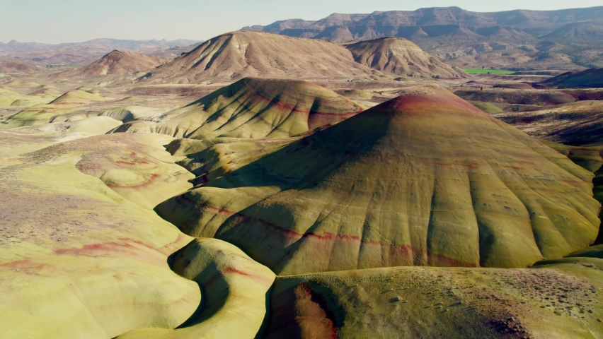 Colorful mountains and bizarre landscapes from bird