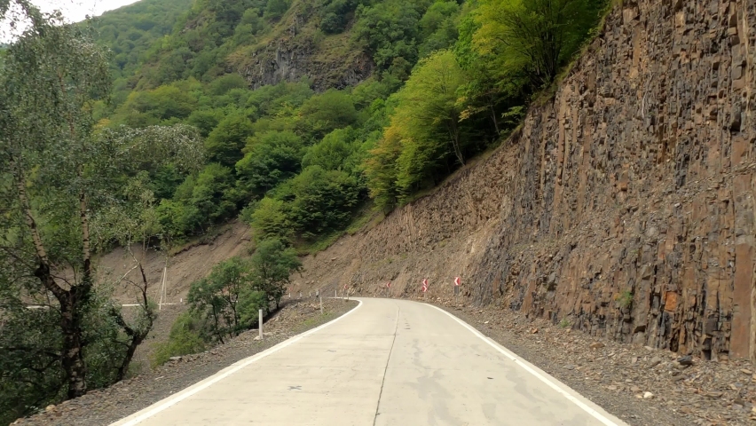 Driving Offroad In Georgia. Graded and stabilized version.