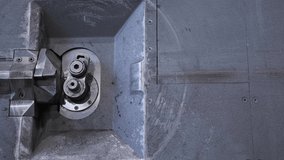 Production of metal loops for concrete products. Automated modern production. Concrete-mixing plant. - Powered by Shutterstock - Get 15% off with code: PIKWIZARD15