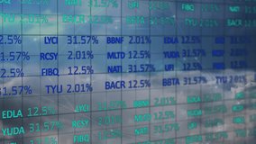 Animation of network of connections financial data on stock market screen. global networks, connections, finance and digital interface concept digitally generated video. - Powered by Shutterstock - Get 15% off with code: PIKWIZARD15