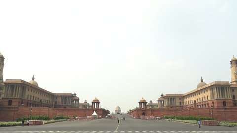 Rashtrapati Bhavan Parliament House, Delhi, India, Circa 2021