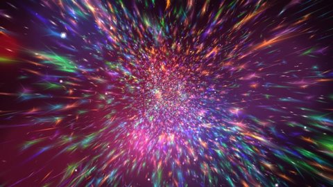 Deep Space Massive Particles Animation