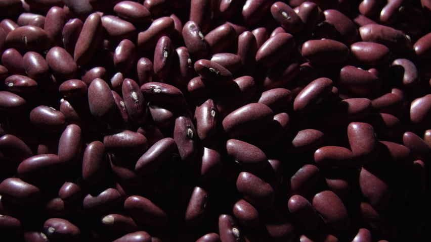 Red beans mountain with a intimate light, rotation