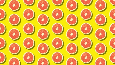 Round slice oranges  pattern 4K background animation. 輪切りオレンジのパターンアニメーション 4K 背景素材
 庫存影片