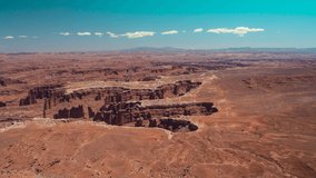 Time lapse video with an amazing panorama from Canyonlands National Park, Utah