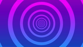 Looping Circular motion with purple and light blue color. 4K UHD
