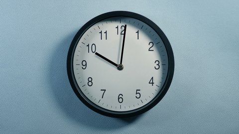 Timelapse Wall Clock Complete Loop