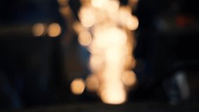 Flying bokeh spots from a fireworks. Festive sparkling background. - Powered by Shutterstock - Get 15% off with code: PIKWIZARD15