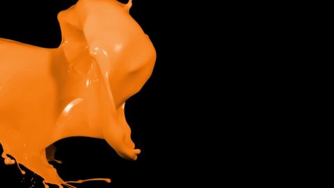 Abstract Liquid Paint Texture. Footage is an amazing organic background for visual effects and motion graphics. Paint Throws, bucket, Splash, Paint splatter.