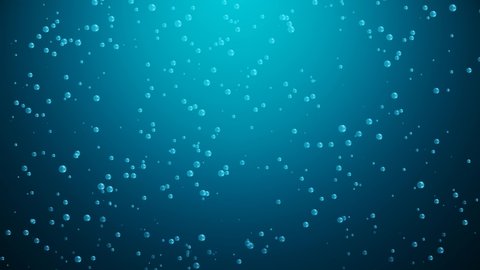 Bubbles Background Abstract Background Blue Stock Footage Video (100% ...