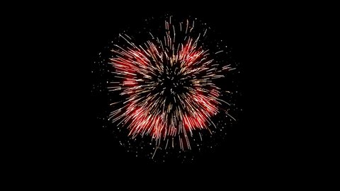 Real Fireworks display celebration.Colorful Firework in 4K resolution for New Year .