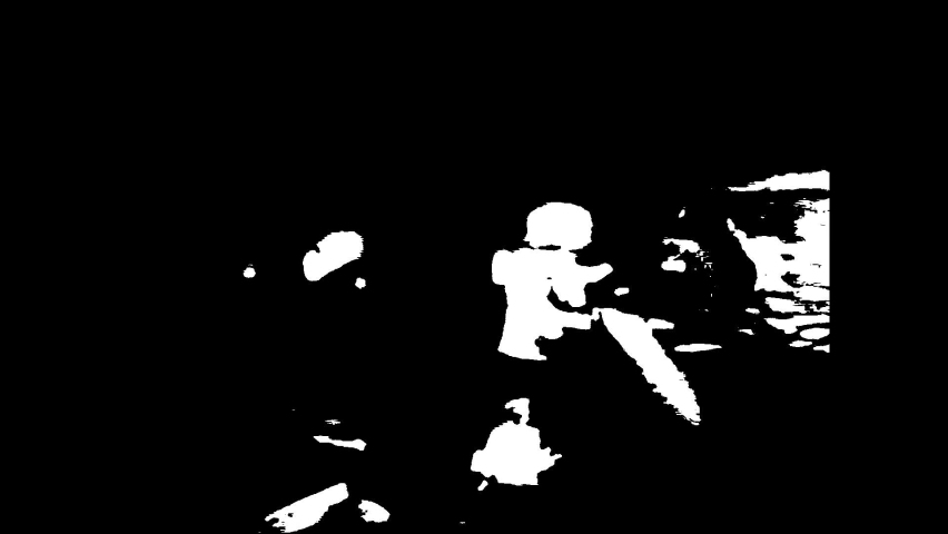 black and white silhouette of a singer holding a mic