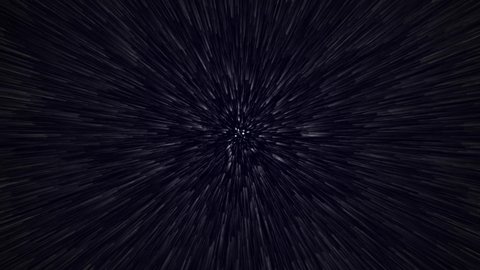 Star burst light leaks. 4K 3D rendering traveling through star fields flying
