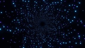 Abstract Hyper Jump into Another Galaxy. Creative Cosmic Background. Speed of Light. Neon Glowing Rays in Motion. Hyper Speed Space Travel Concept. Fast Travel through Time Teleport. 3d rendering. - Powered by Shutterstock - Get 15% off with code: PIKWIZARD15