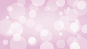 Christmas looped background - glittering blurred light. Animated illustration on pink background