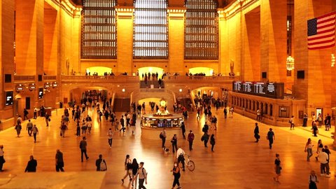 New York USA 22nd Sep. 2021 : Grand Central Terminal or Grand Central Station is a commuter rail terminal located at 42nd Street and Park Avenue in Midtown Manhattan, New York City. 