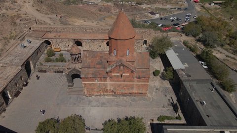 Khor Virap Monastery in Armenia, Aerial View