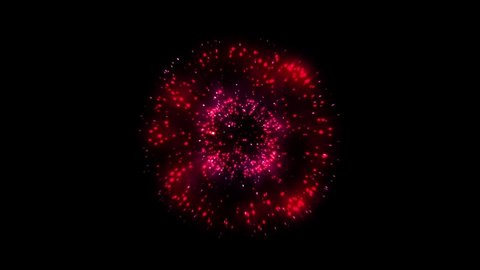 Real Fireworks display celebration.Colorful Firework in 4K resolution for New Year .