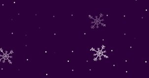 Animation of merry christmas text over fir trees. christmas, tradition and celebration concept digitally generated video.