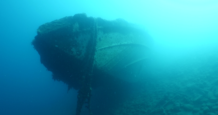 ship wreck scenery underwater shipwreck metal Stock Footage Video (100% ...