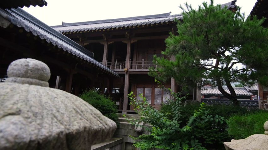 Beautiful structure at Yongin Daejanggeum Park South Korea