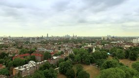 Aerial View of London City Footage (4K - UHD)