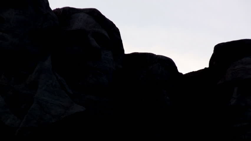 Zoom Out of Mount Rushmore Stock Footage Video (100% Royalty-free ...