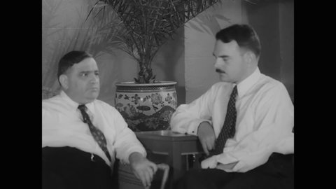 CIRCA 1937 - Mayor La Guardia endorses Thomas Dewey for district attorney, and Dewey vows to reorganize the entire office.
