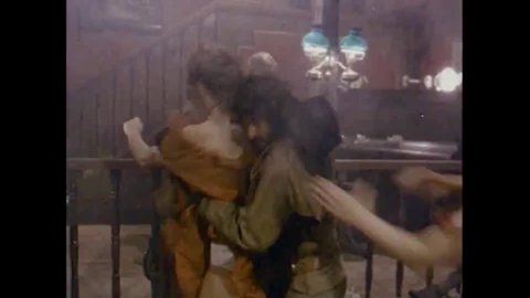 CIRCA 1976 - In this western film, showgirls fight back when men sexually assault them.