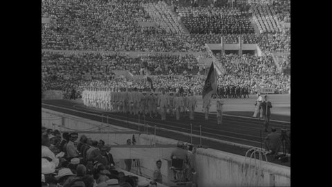 CIRCA 1960 - The Olympic Games begin in Rome, Italy.