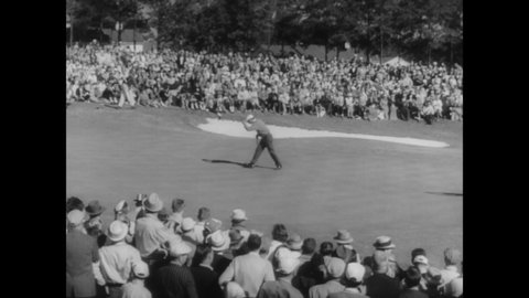 CIRCA 1960 - Ken Venturi golfs at the Masters Championship held in Augusta, Georgia.