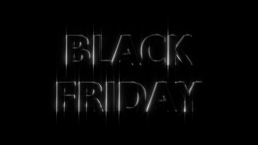 cute shining text for black friday giveaway, isolated Royalty-Free Stock Footage #1081869140
