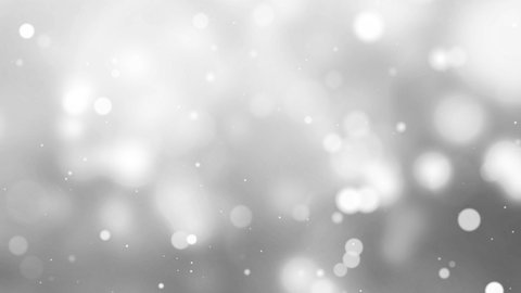 Abstract Silver or white Christmas bokeh background