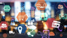 Omni channel technology of online retail business method. Multichannel marketing on social media network platform offer service of internet payment channel, online retail shopping and omni digital app - Powered by Shutterstock - Get 15% off with code: PIKWIZARD15