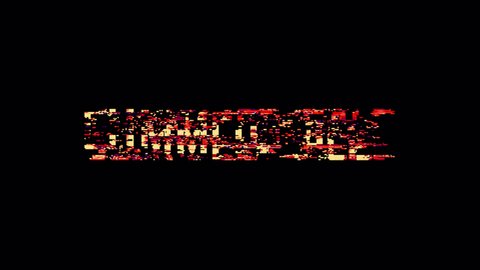 4K Glitch word  Summer SaleTitle 3D Illustration isolated using alpha channel Prores 4444 encode. red shine lighting of Summer Sale loop
