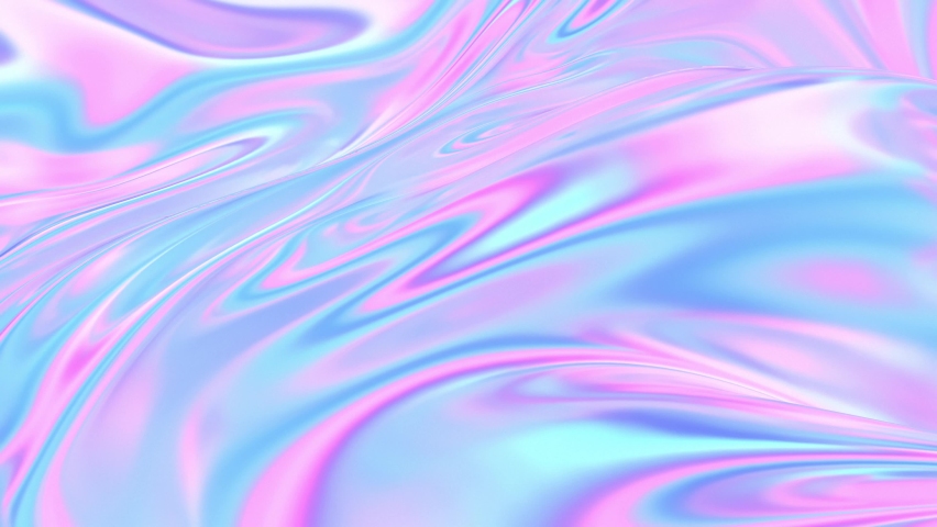 Premium Photo  Liquid chrome surface with pastel gradient holographic  reflection abstract background