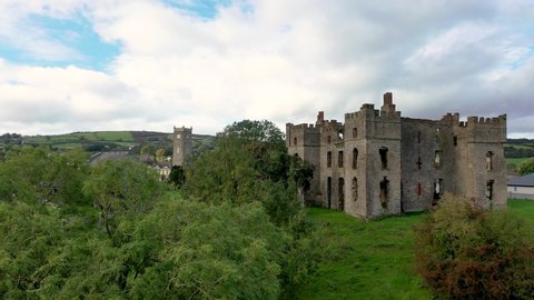 Remains Raphoe Castle County Donegal Ireland Stock Footage Video (100% ...