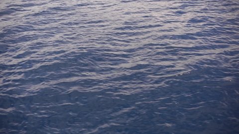 Slow motion full hd stock video rippling blue sea water organic background