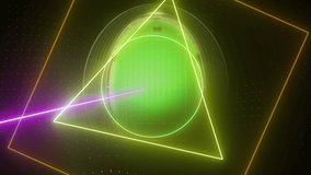 Animation of neon scanner processing data over sports stadium. sport, competition and technology concept, digitally generated video. - Powered by Shutterstock - Get 15% off with code: PIKWIZARD15