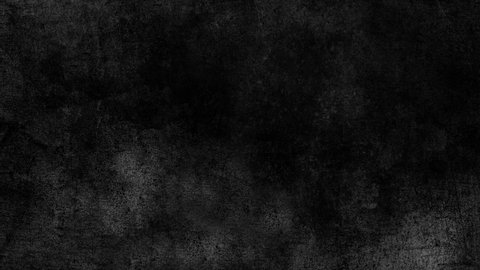 Abstract grunge dirty monochrome background. Scratched damaged dynamic overlay texture surface in trendy vintage stop motion style. Seamless loop animation.