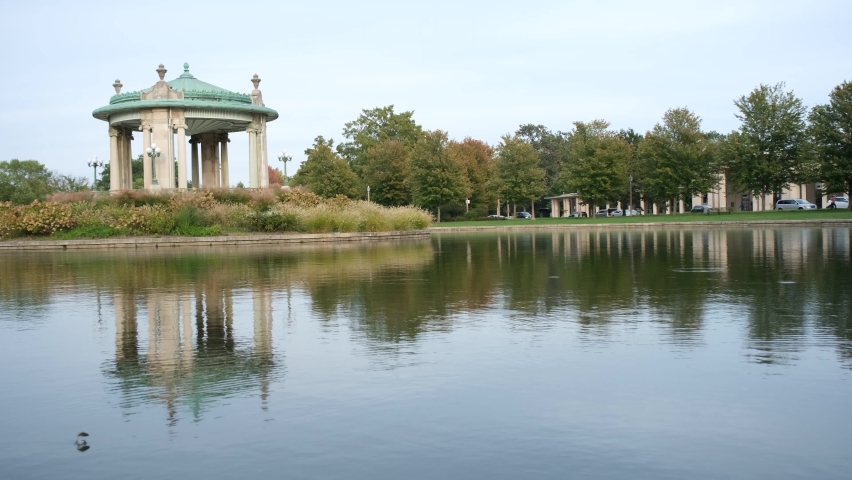 Pan Shotat Pagoda Circle in Forest Park, St. Louis, Missouri - Shot 10 (opposite side)(Right to Left)