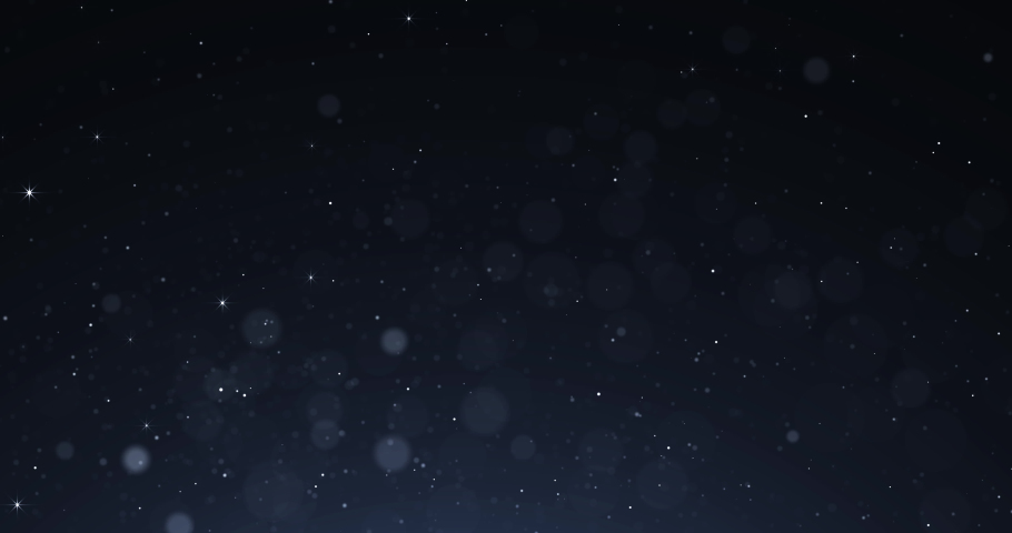 Blue Particles on Black Background. Glitter Particles with Stars. Bokeh Shiny Particles Loop Animation.  | Shutterstock HD Video #1082142617