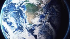 Flight from Cancun Airport to Mexico City with zoom from space and focus. 3D animation. Background for travel intro by plane. - Powered by Shutterstock - Get 15% off with code: PIKWIZARD15