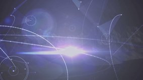 Animation of network of connections over mountains. global connections, networks and data processing concept digitally generated video. - Powered by Shutterstock - Get 15% off with code: PIKWIZARD15