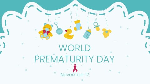 Animated of World Prematurity day on November 17th.